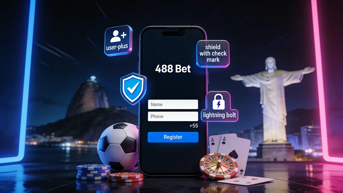 Como se cadastrar na 488 bet? — 488 bet no Brasil